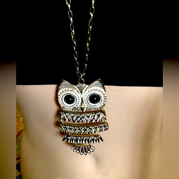 Claire’s Owl Long Opera Necklace - Picture 6 of 7